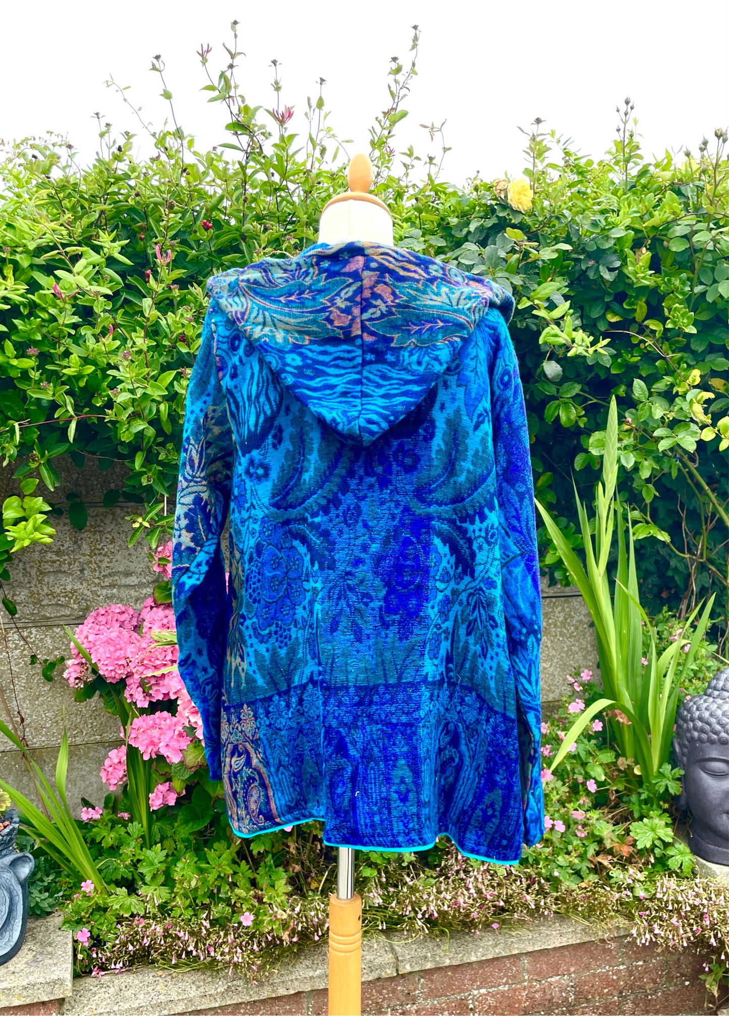 Hooded Indian Blanket Jacket One Size 8-16
