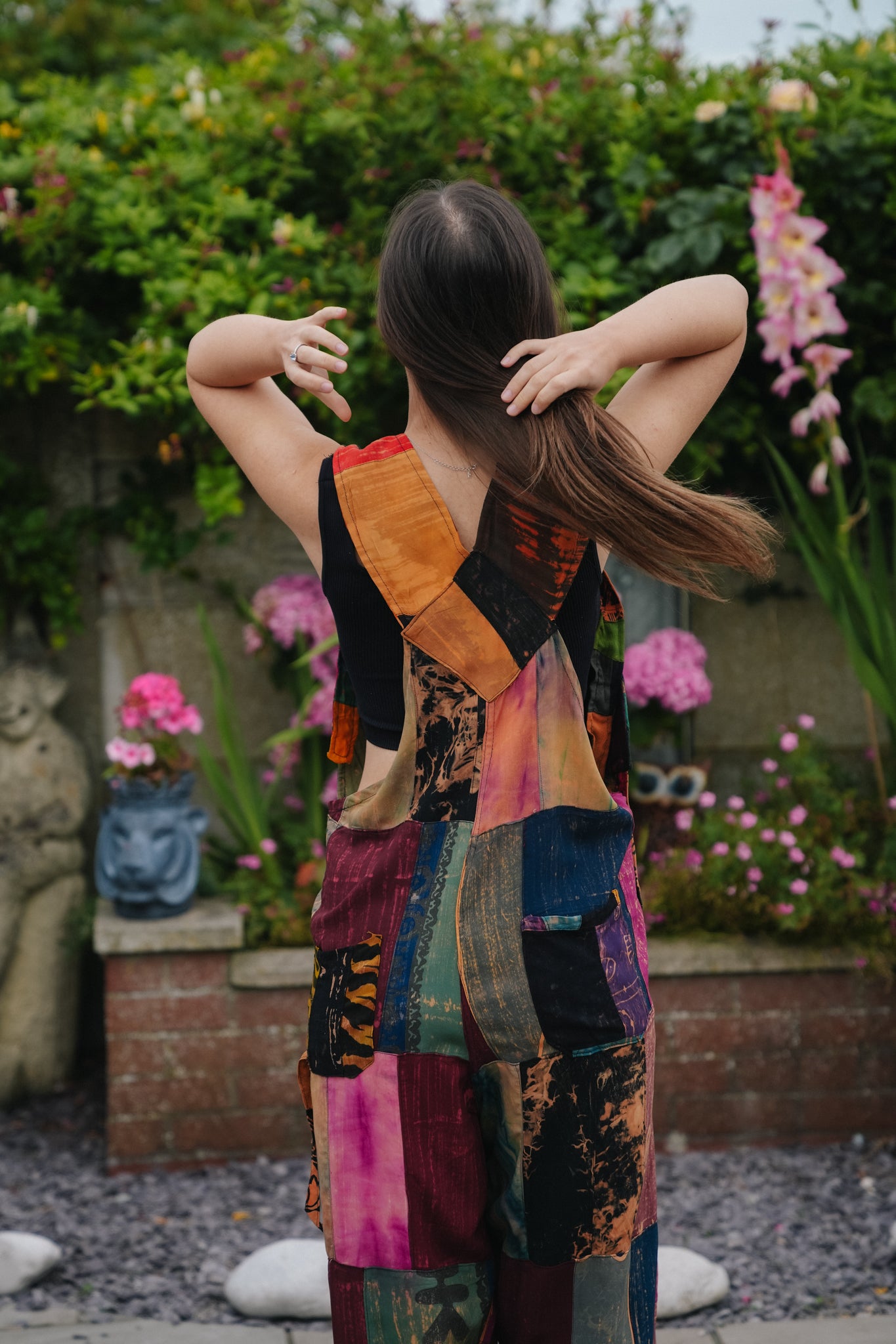 Vintage Patchwork Dungarees
