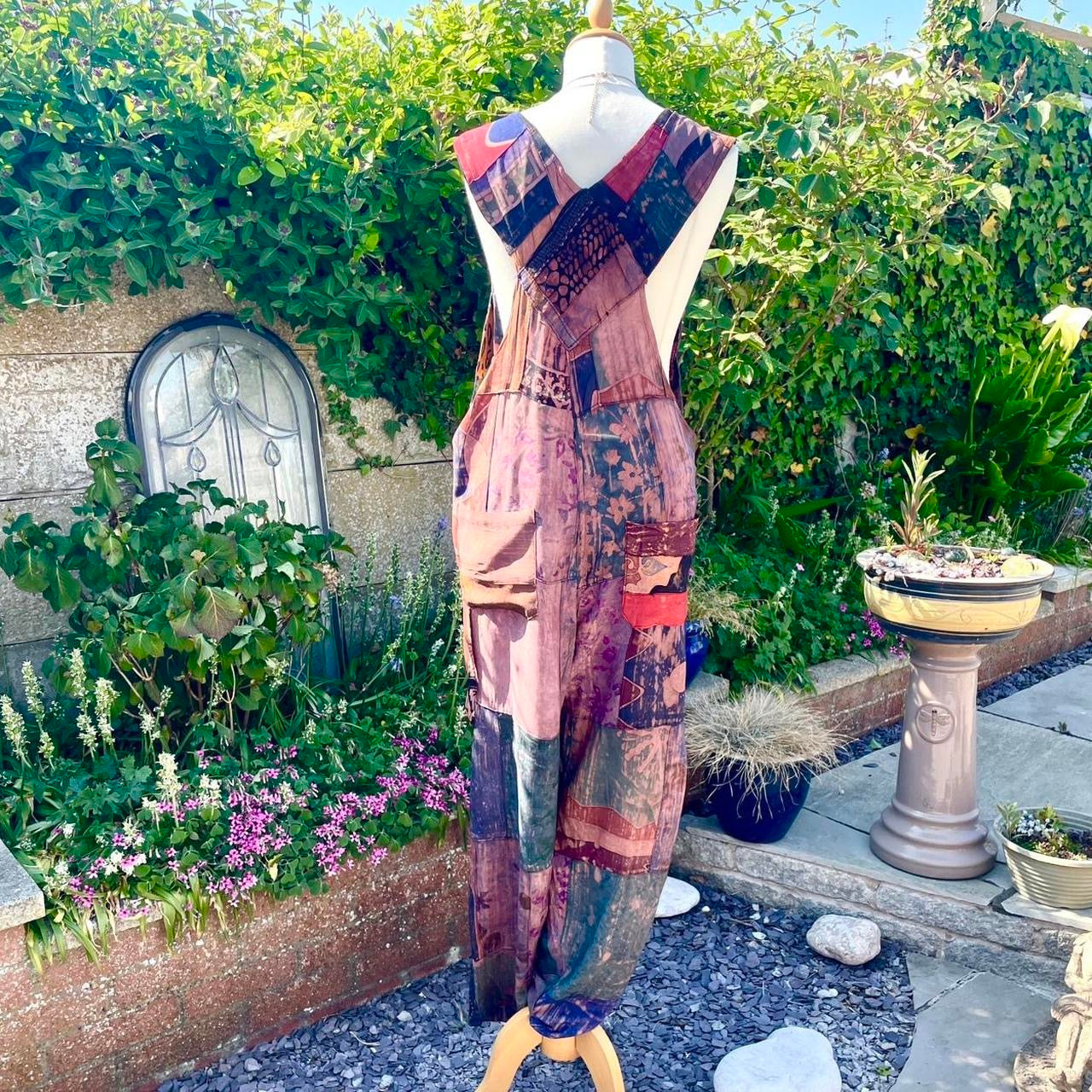 Vintage Patchwork Dungarees
