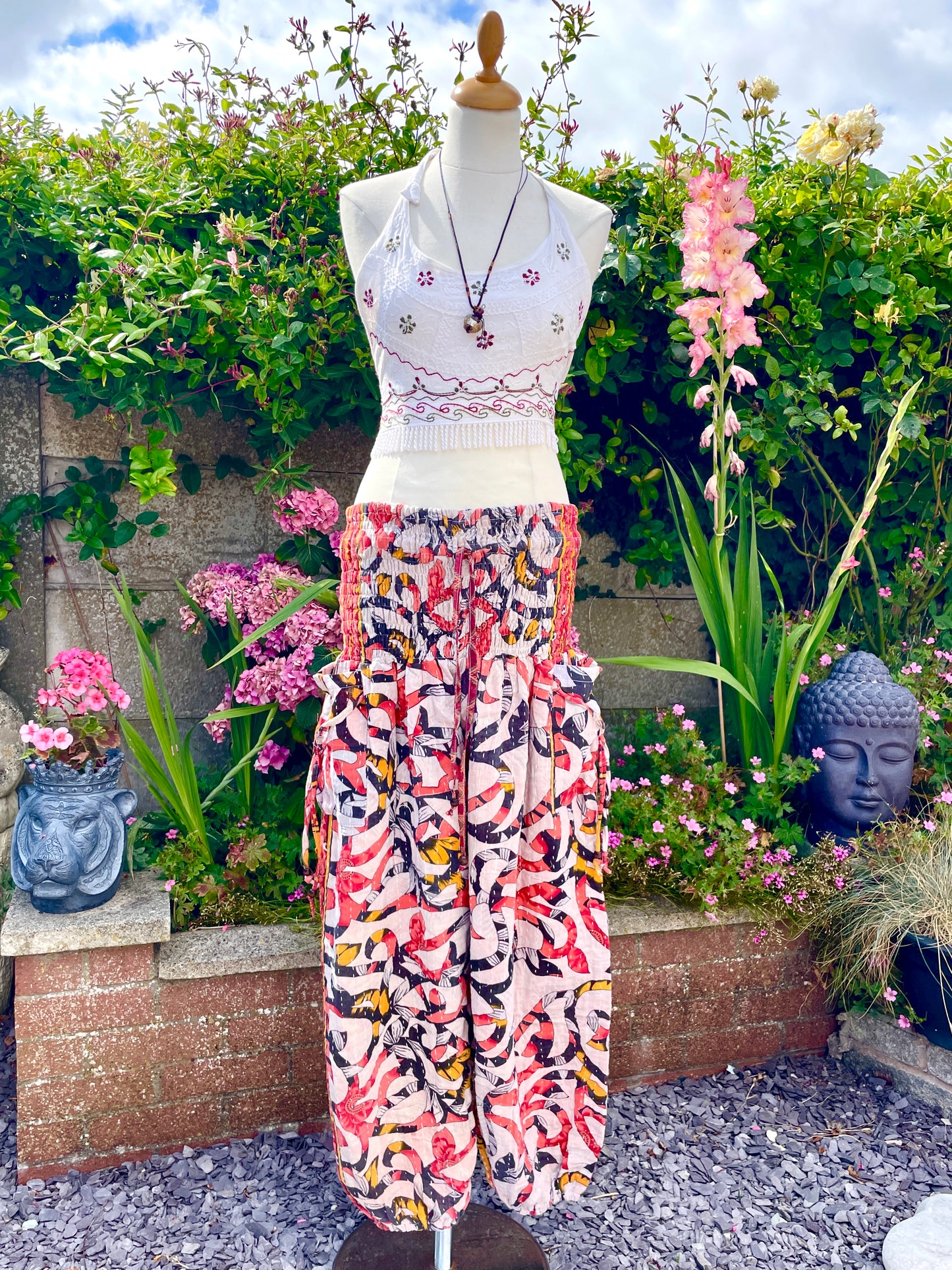 Vintage Kantha Harem Pants
