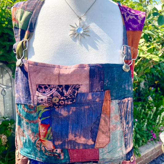 Vintage Patchwork Dungarees