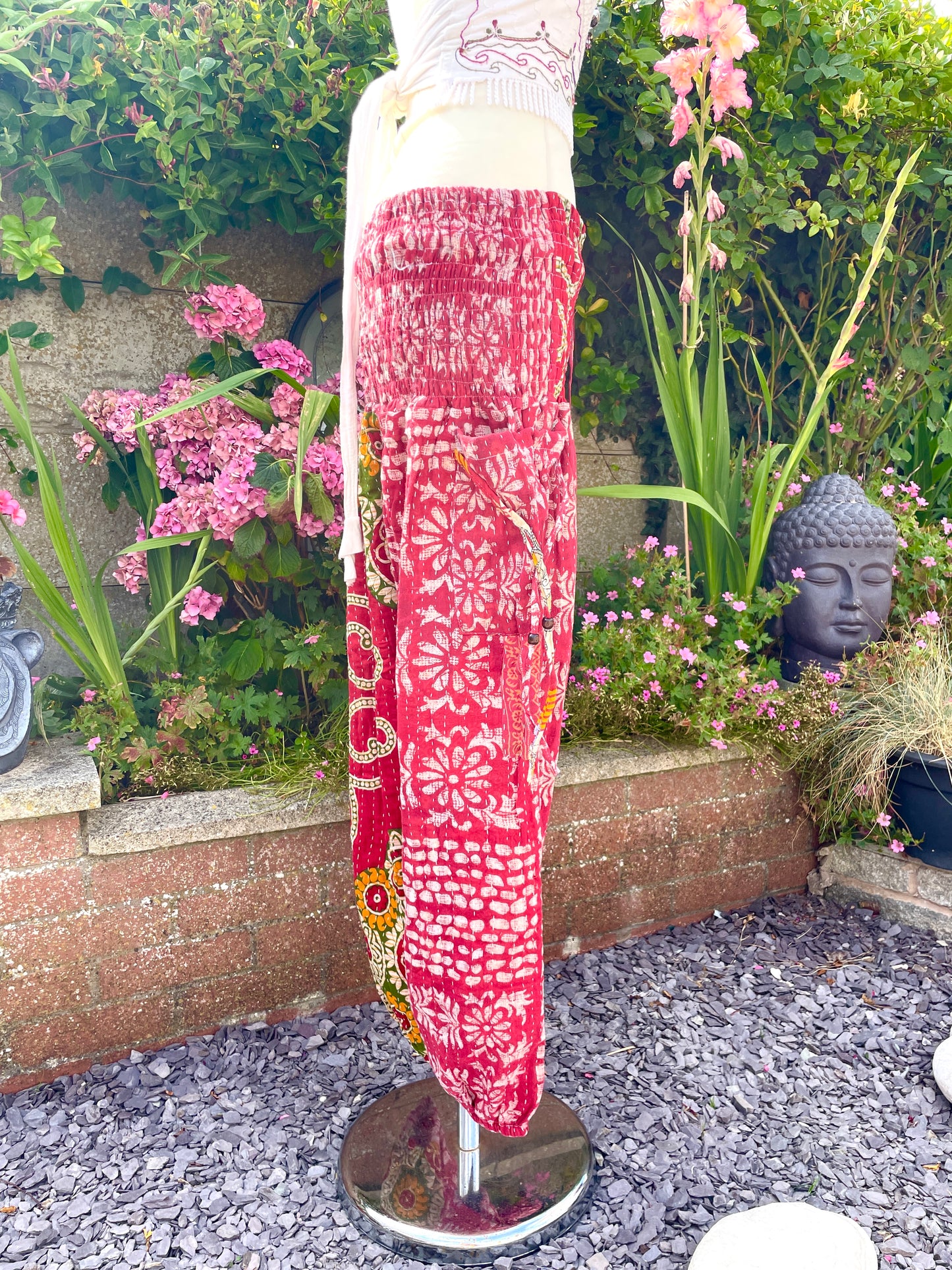 Vintage Kantha Harem Pants