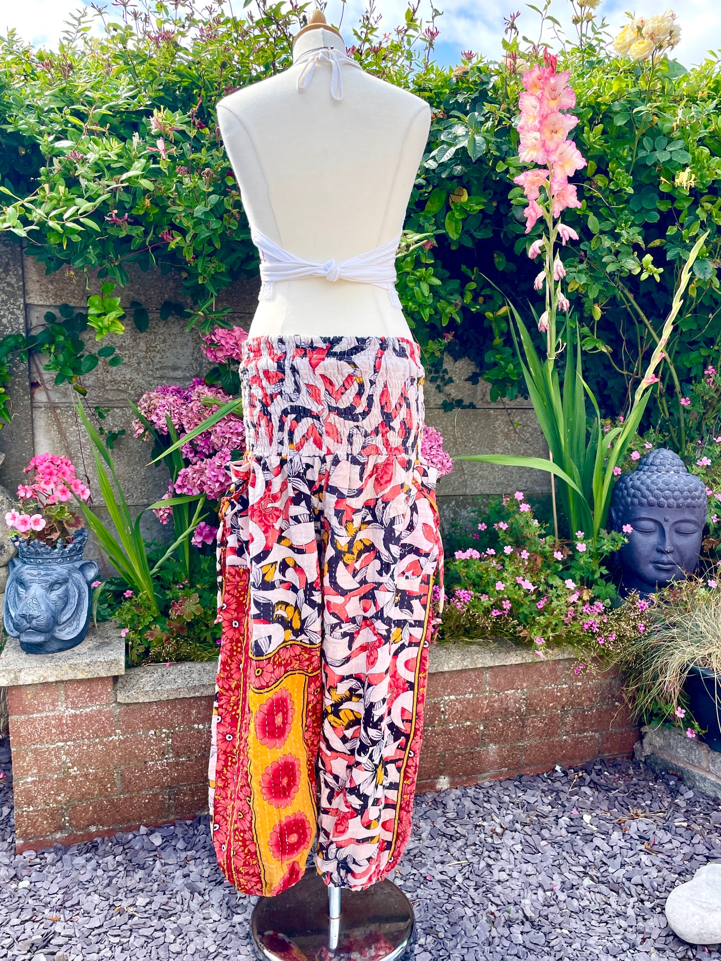 Vintage Kantha Harem Pants