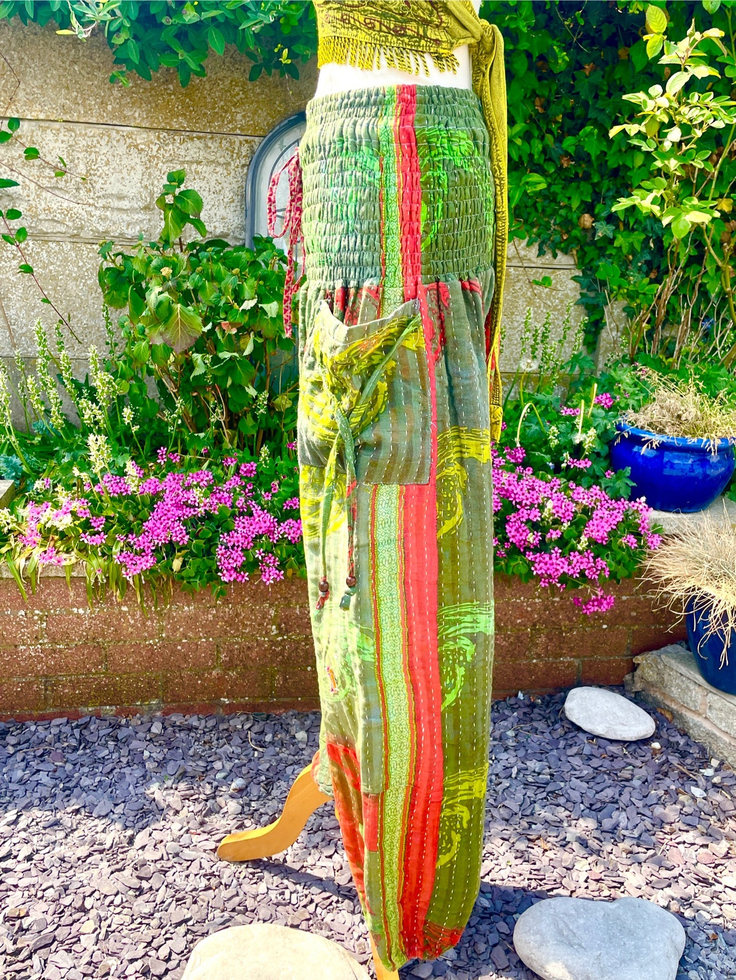 Vintage Kantha Harem Pants