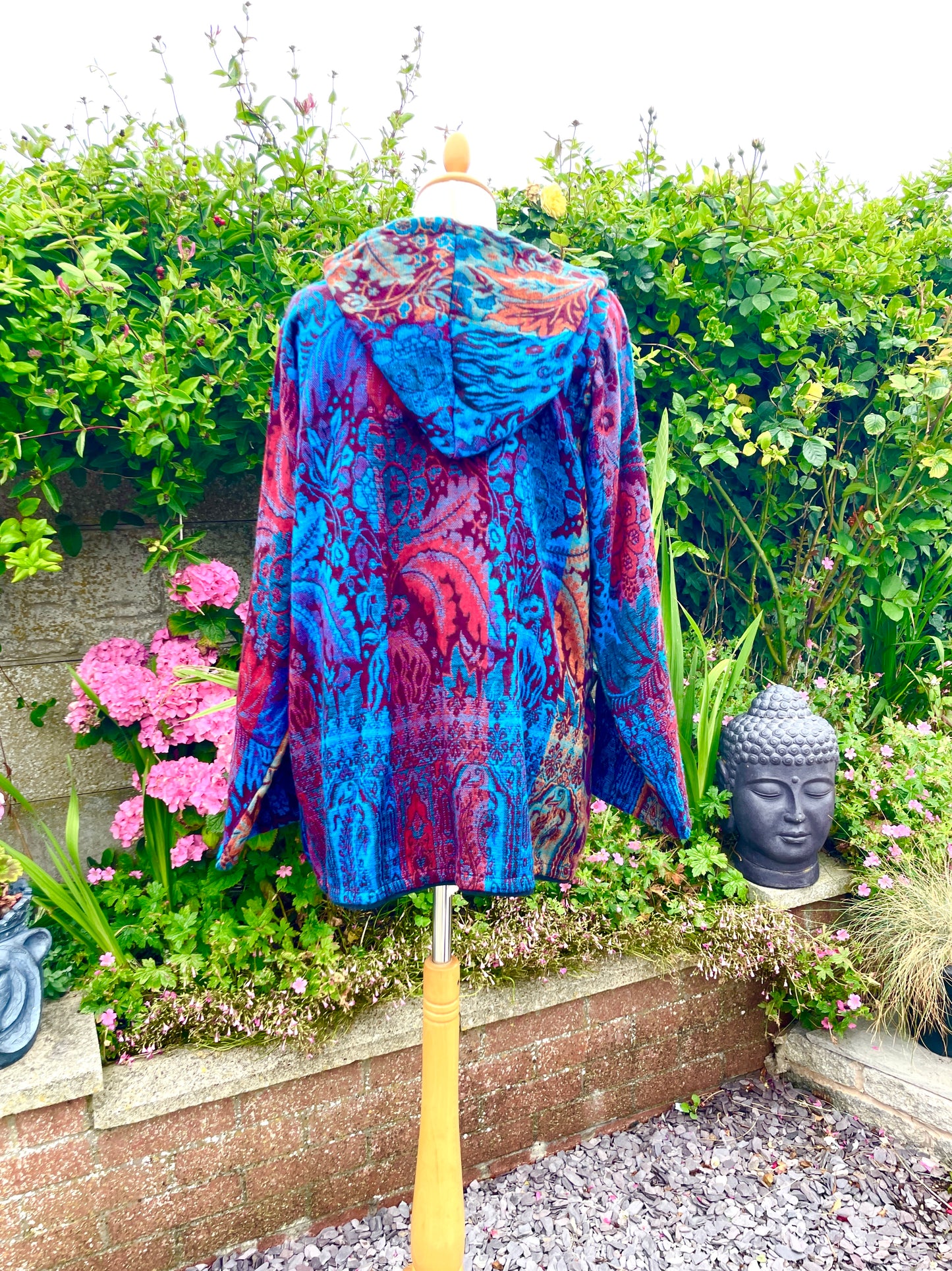 Hooded Indian Blanket Jacket