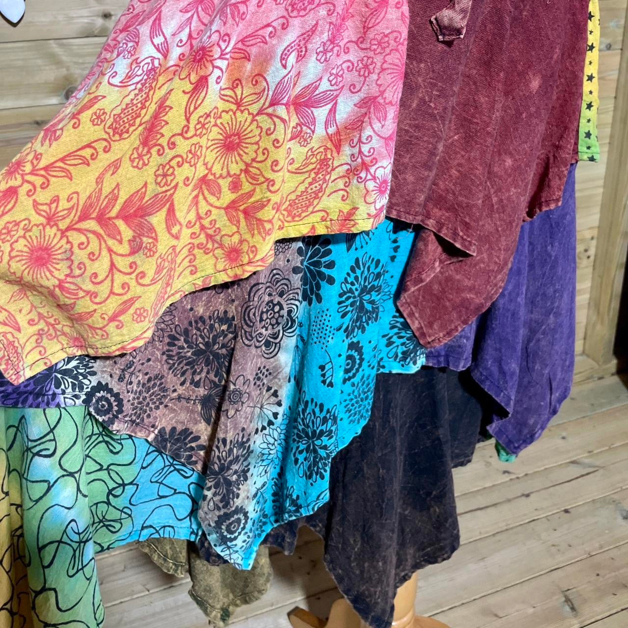 Nepali Patchwork Maxi Skirt
