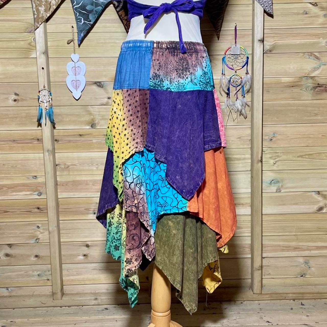 Nepali Patchwork Maxi Skirt