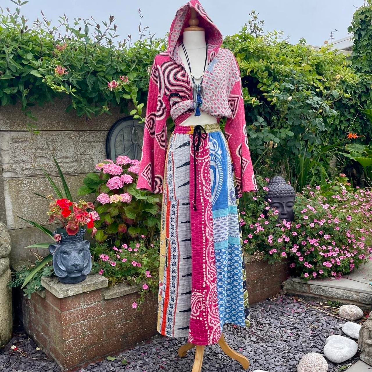 Vintage Indian Kantha Set