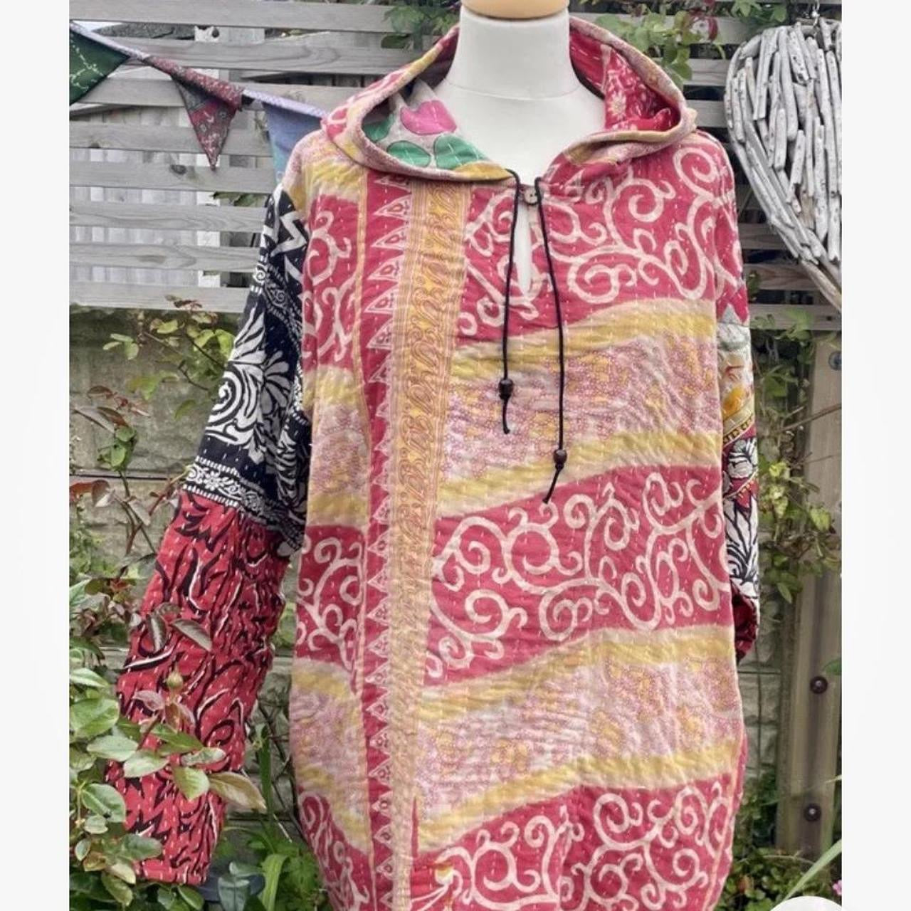 Vintage Kantha Hoodie
