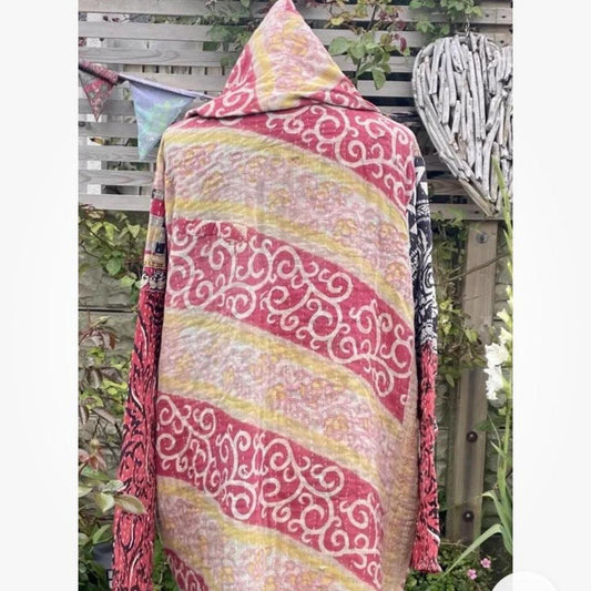 Vintage Kantha Hoodie