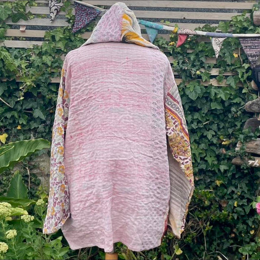 Vintage Kantha Hoodie