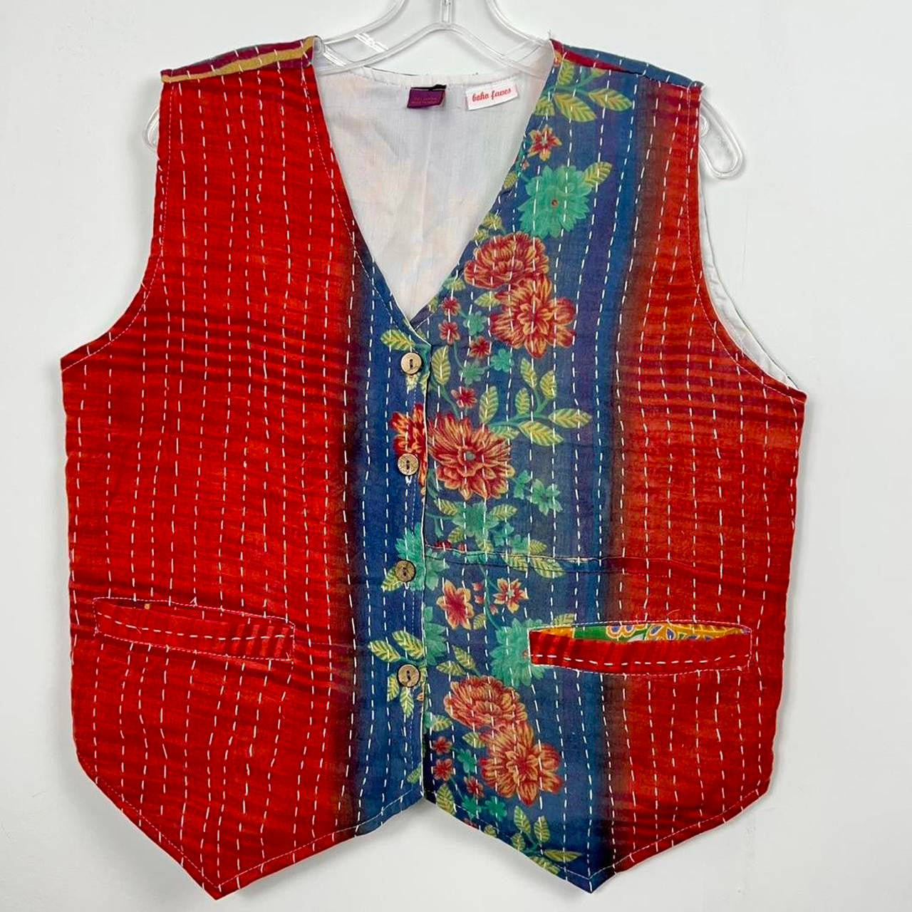 Vintage Kantha Waistcoat