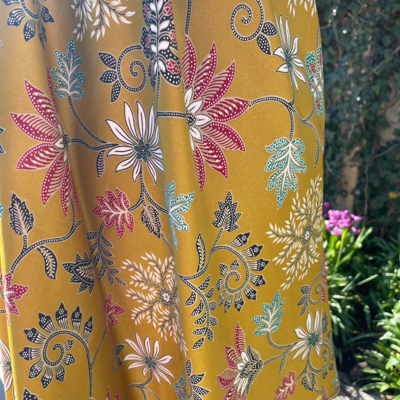 Balinese Batik Halter Neck Dress