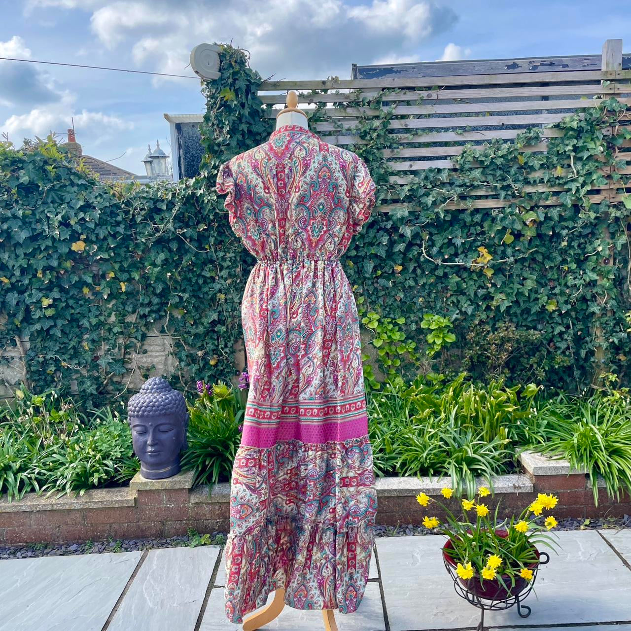Indian Silk Maxi Dress