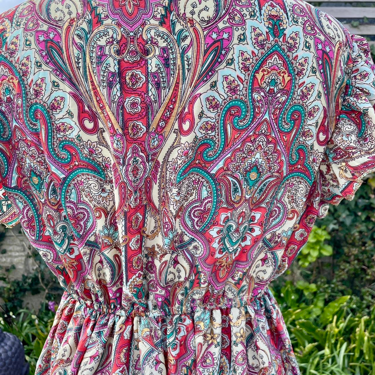 Indian Silk Maxi Dress