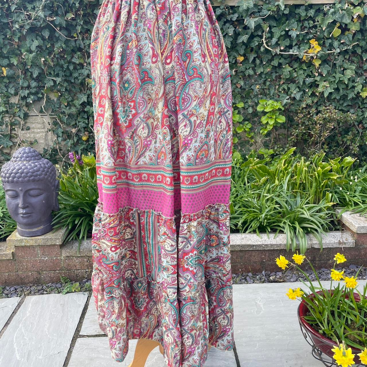 Indian Silk Maxi Dress