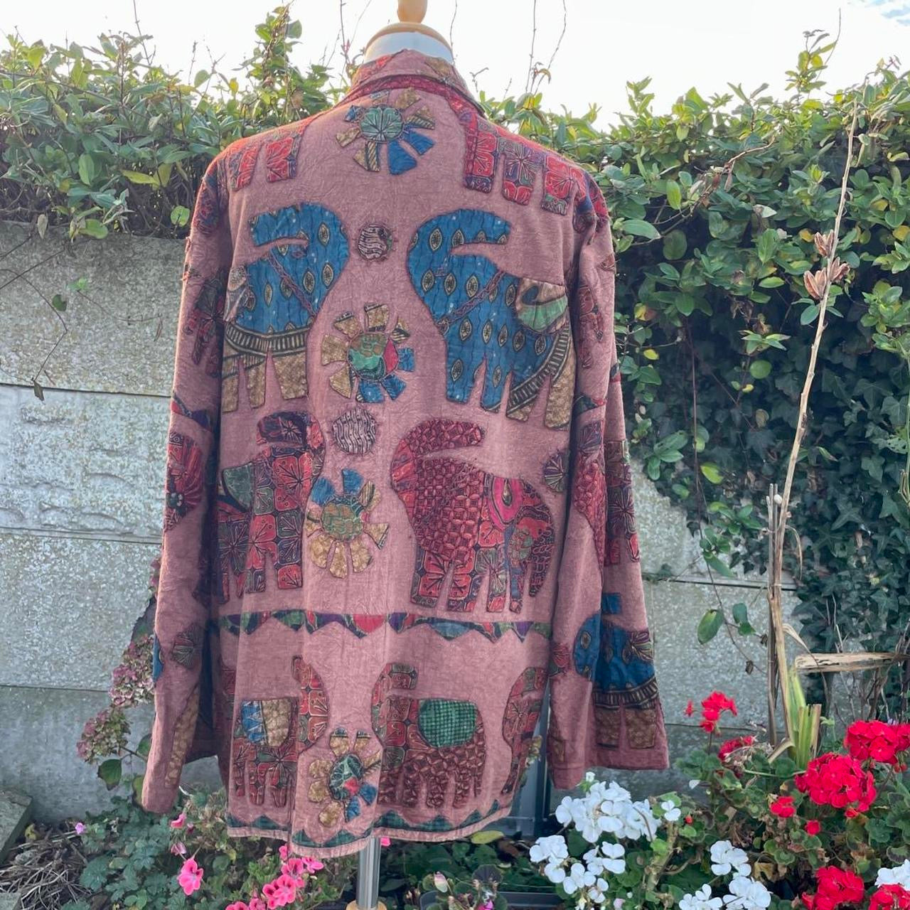 Vintage Orvis Patchwork Elephant Jacket