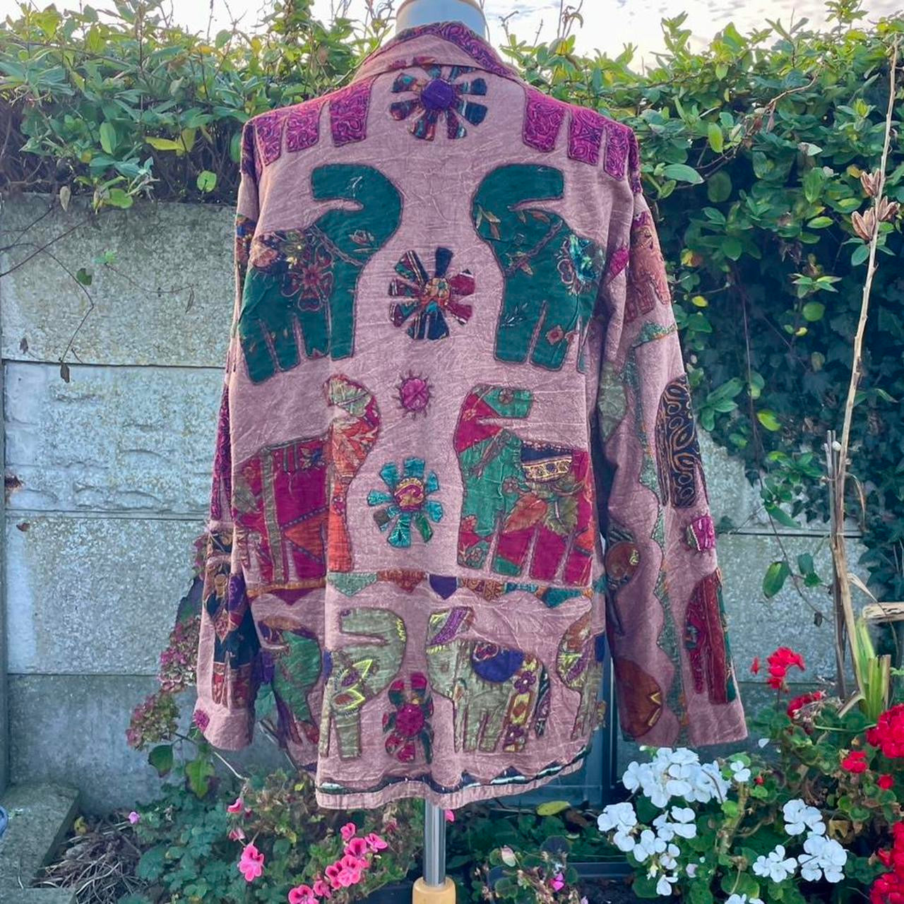 Vintage Orvis Patchwork Elephant Jacket