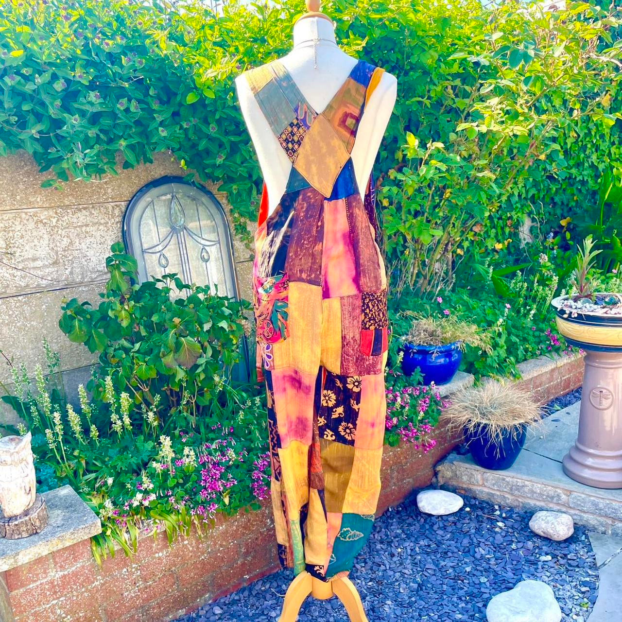 Vintage Patchwork Dungarees