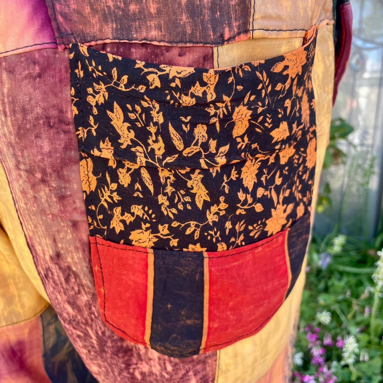 Vintage Patchwork Dungarees