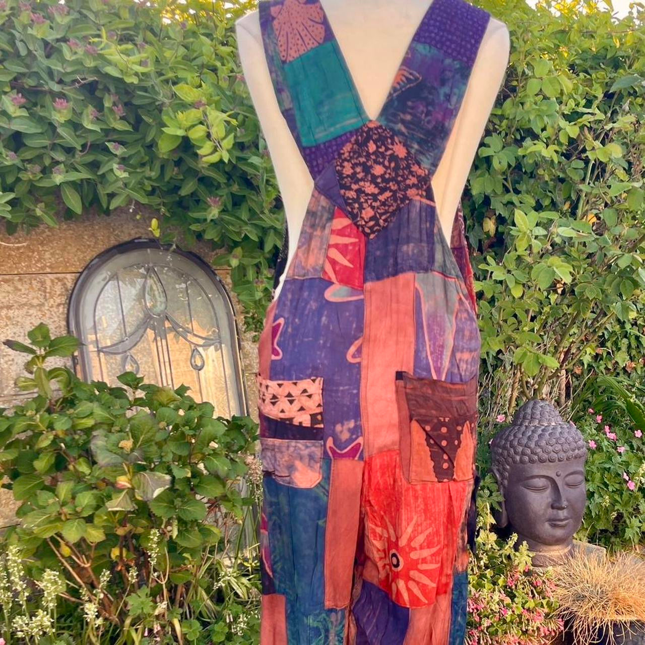 Vintage Patchwork Dungarees