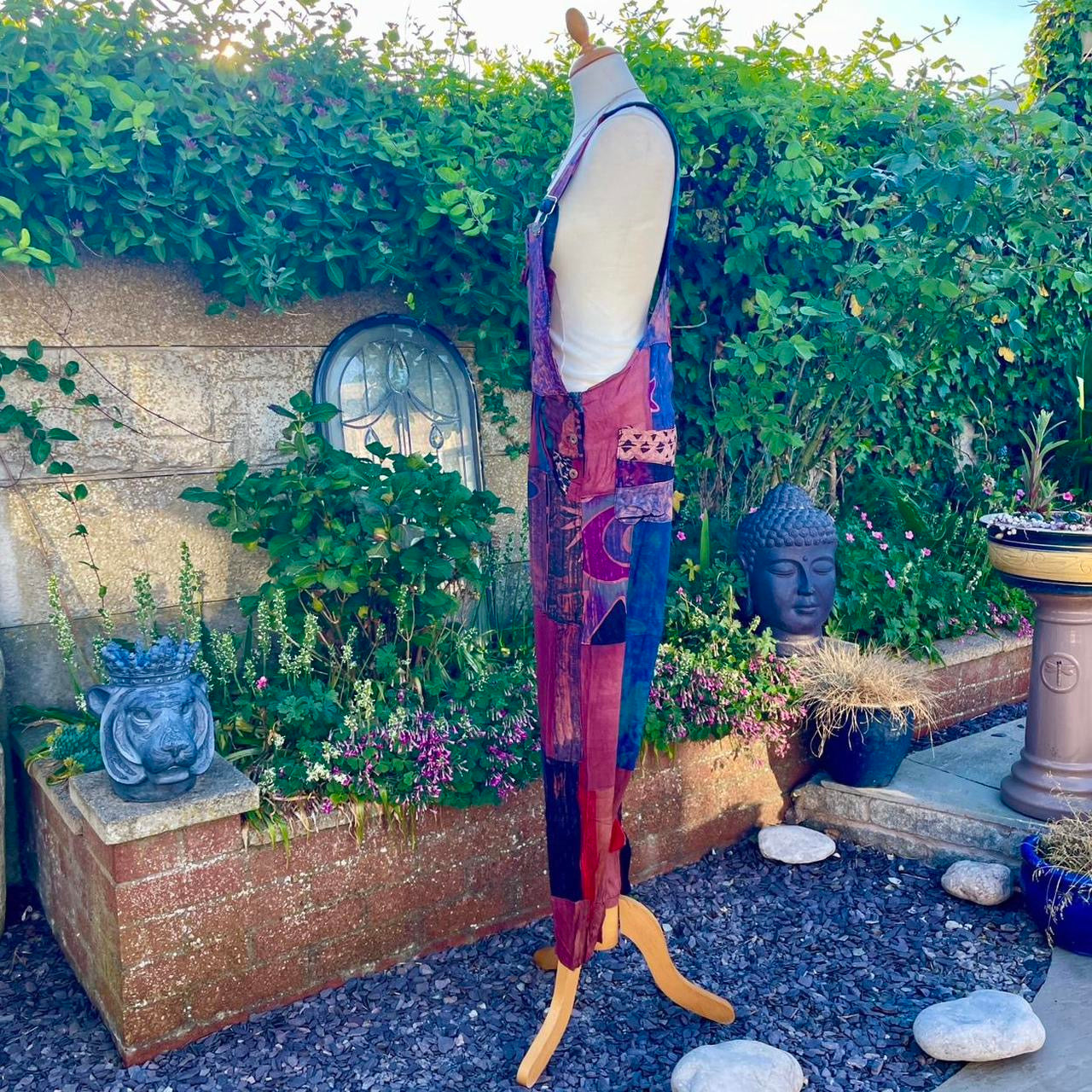 Vintage Patchwork Dungarees