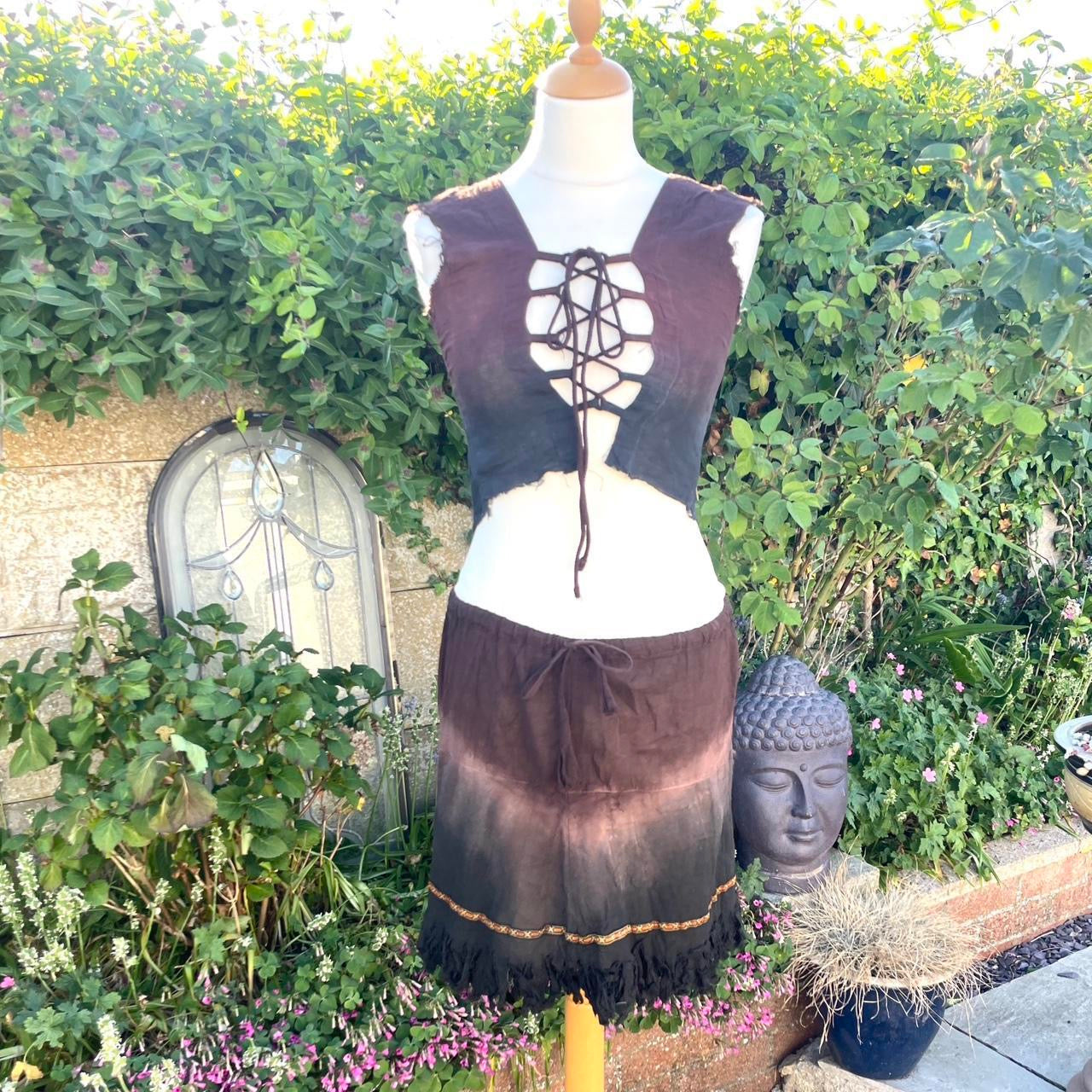 Tie Dye Coord Skirt and Top