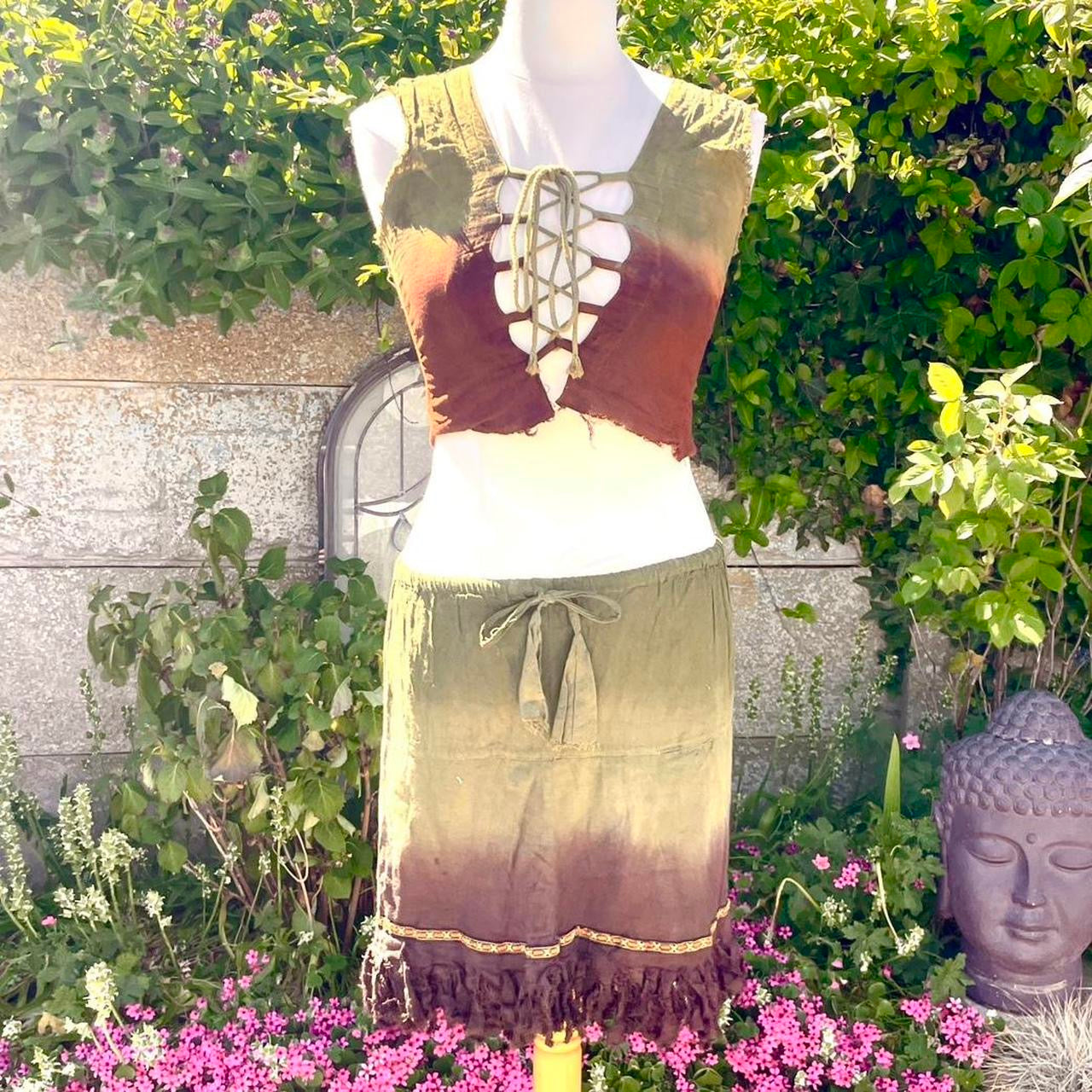 Tie Dye Coord Skirt and Top