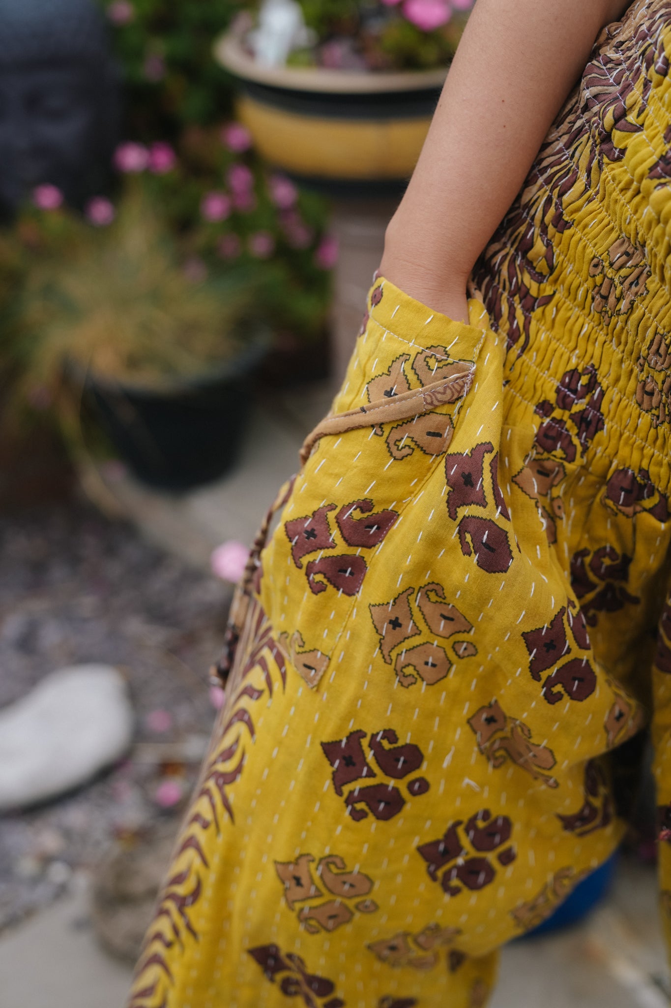 Vintage Kantha Harem Pants