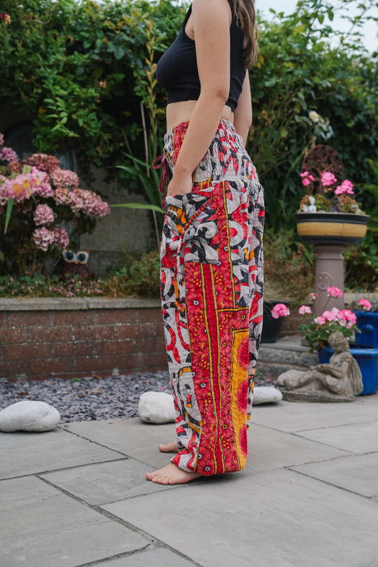 Vintage Kantha Harem Pants