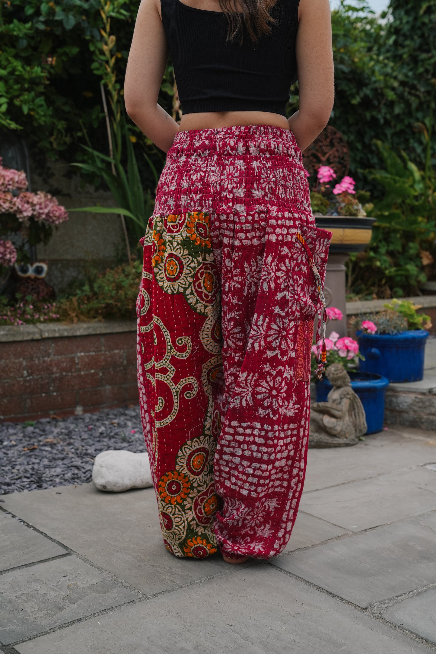 Vintage Kantha Harem Pants