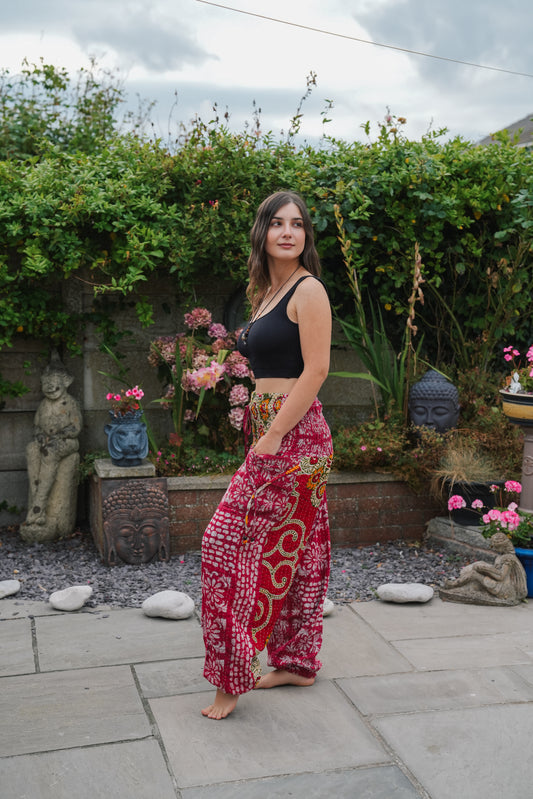 Vintage Kantha Harem Pants