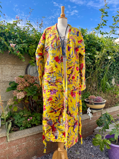 Quilted Kantha Robe / Duster