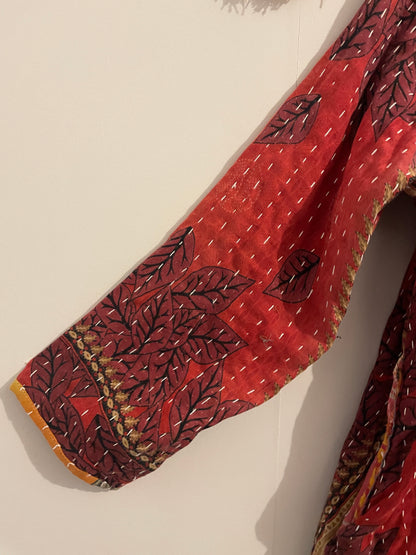 Vintage Reversible Kantha Hoodie