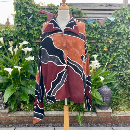Vintage Batik Shacket