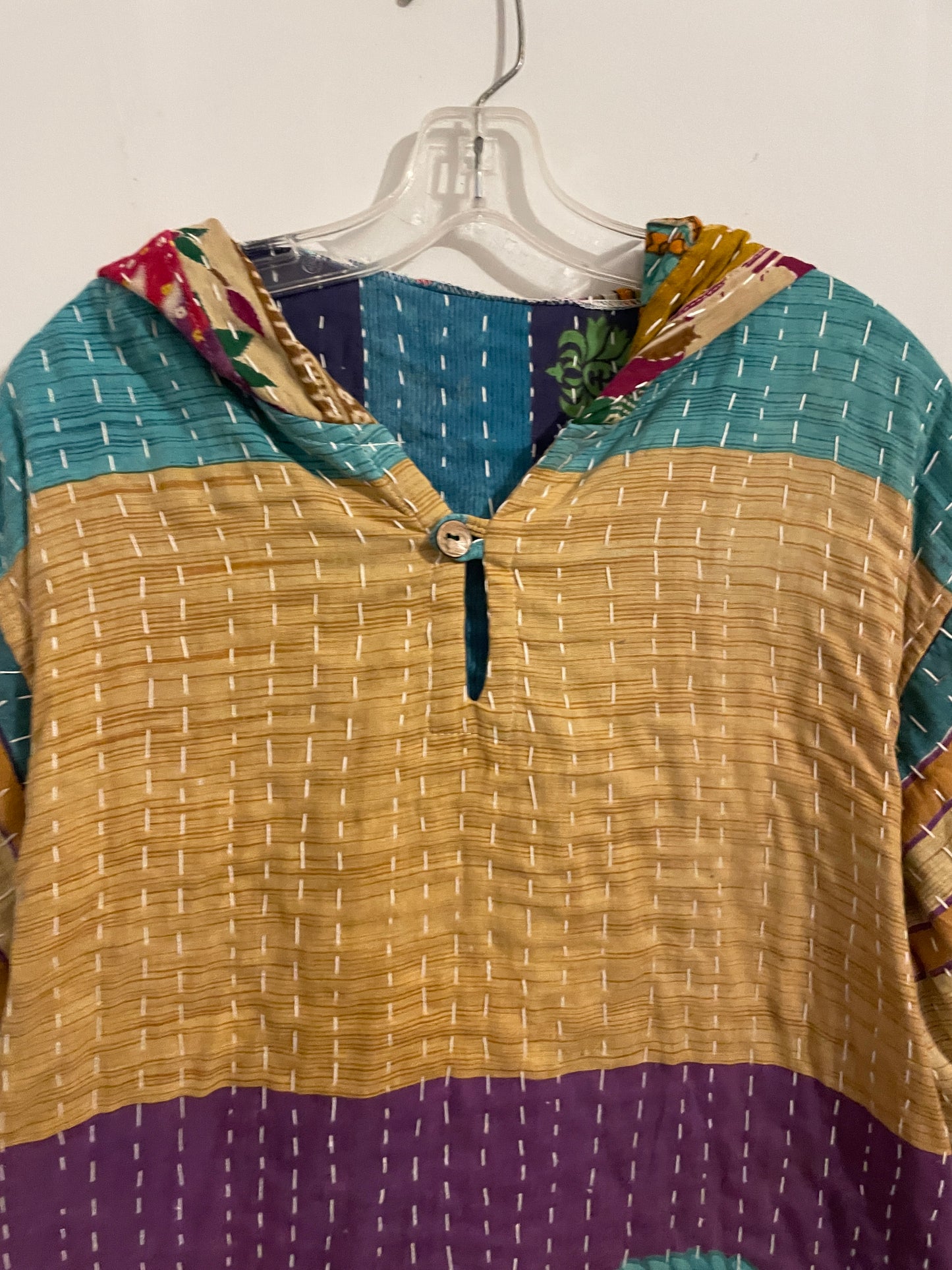 Vintage Reversible Kantha Hoodie