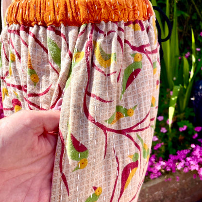 Vintage Kantha Wide Leg Pants
