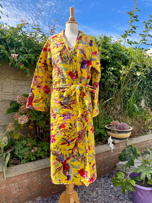 Quilted Kantha Robe / Duster