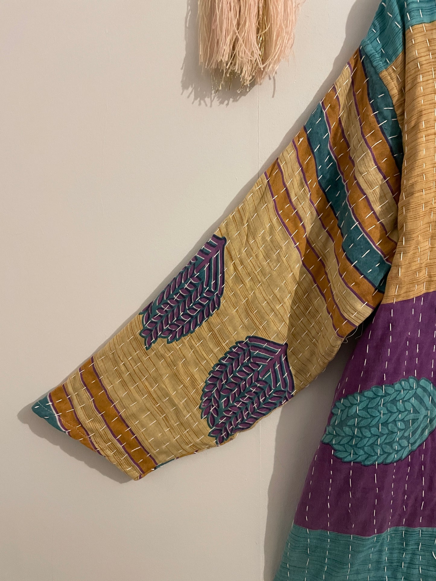 Vintage Reversible Kantha Hoodie