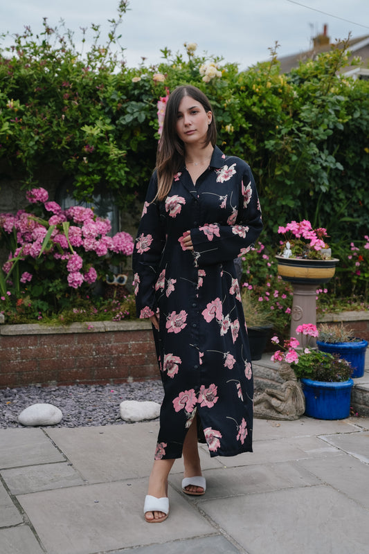 Floral Shirt Dress NWT Animale by Jacques Ruc