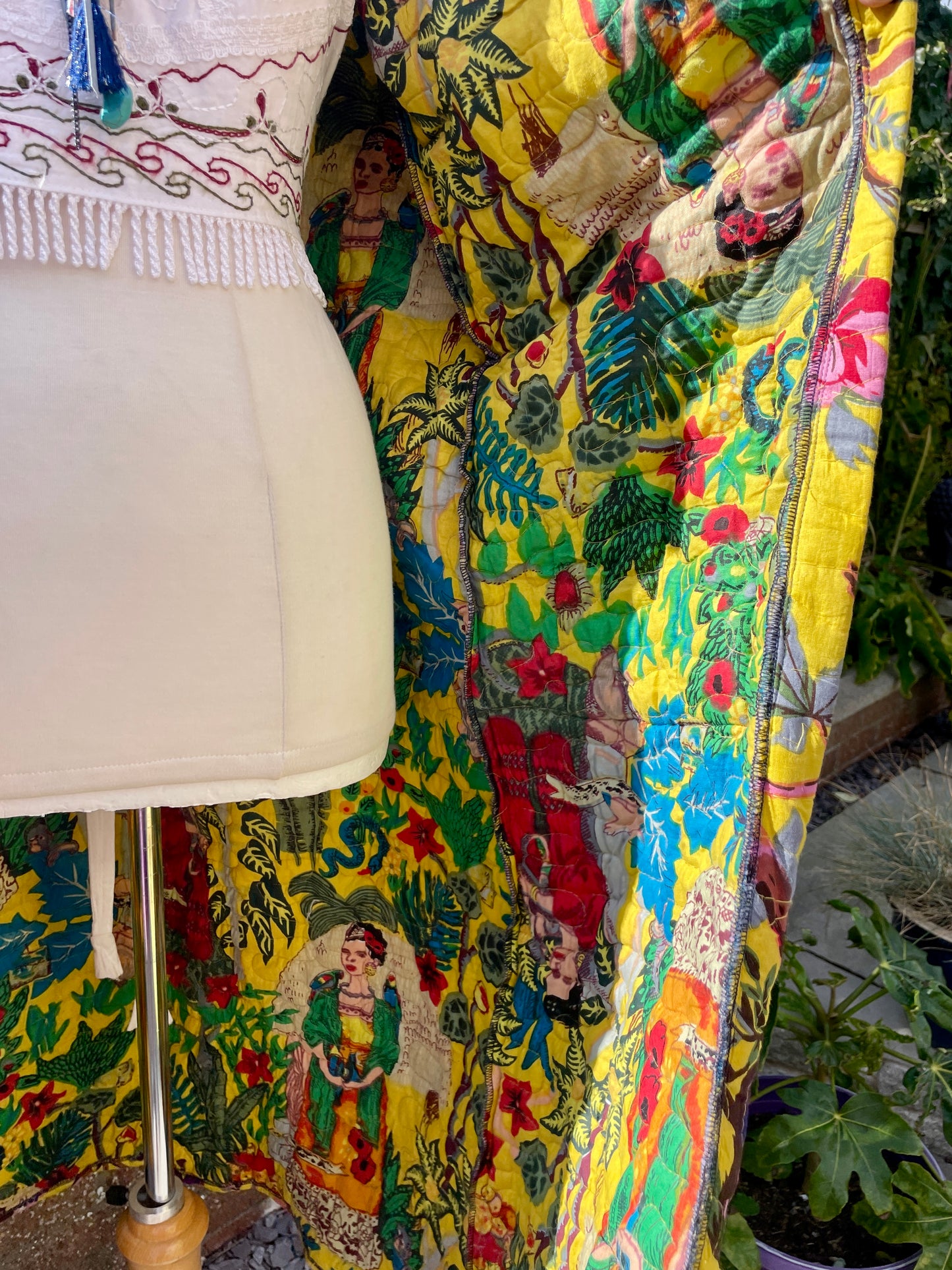 Quilted Kantha Robe / Duster