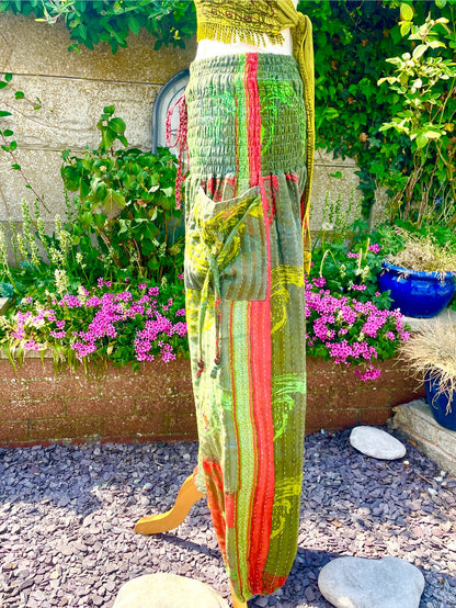 Vintage Kantha Harem Pants