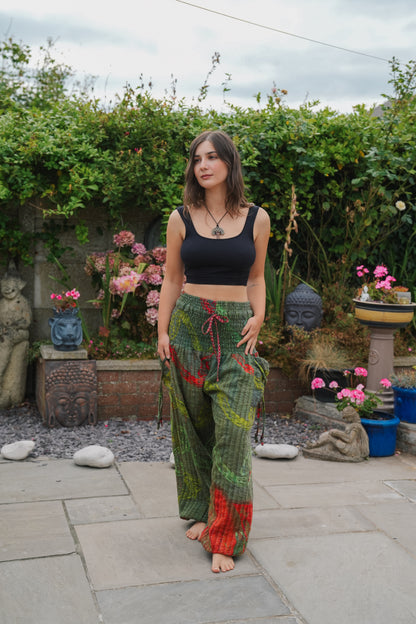 Vintage Kantha Harem Pants