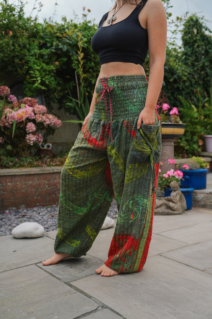 Vintage Kantha Harem Pants