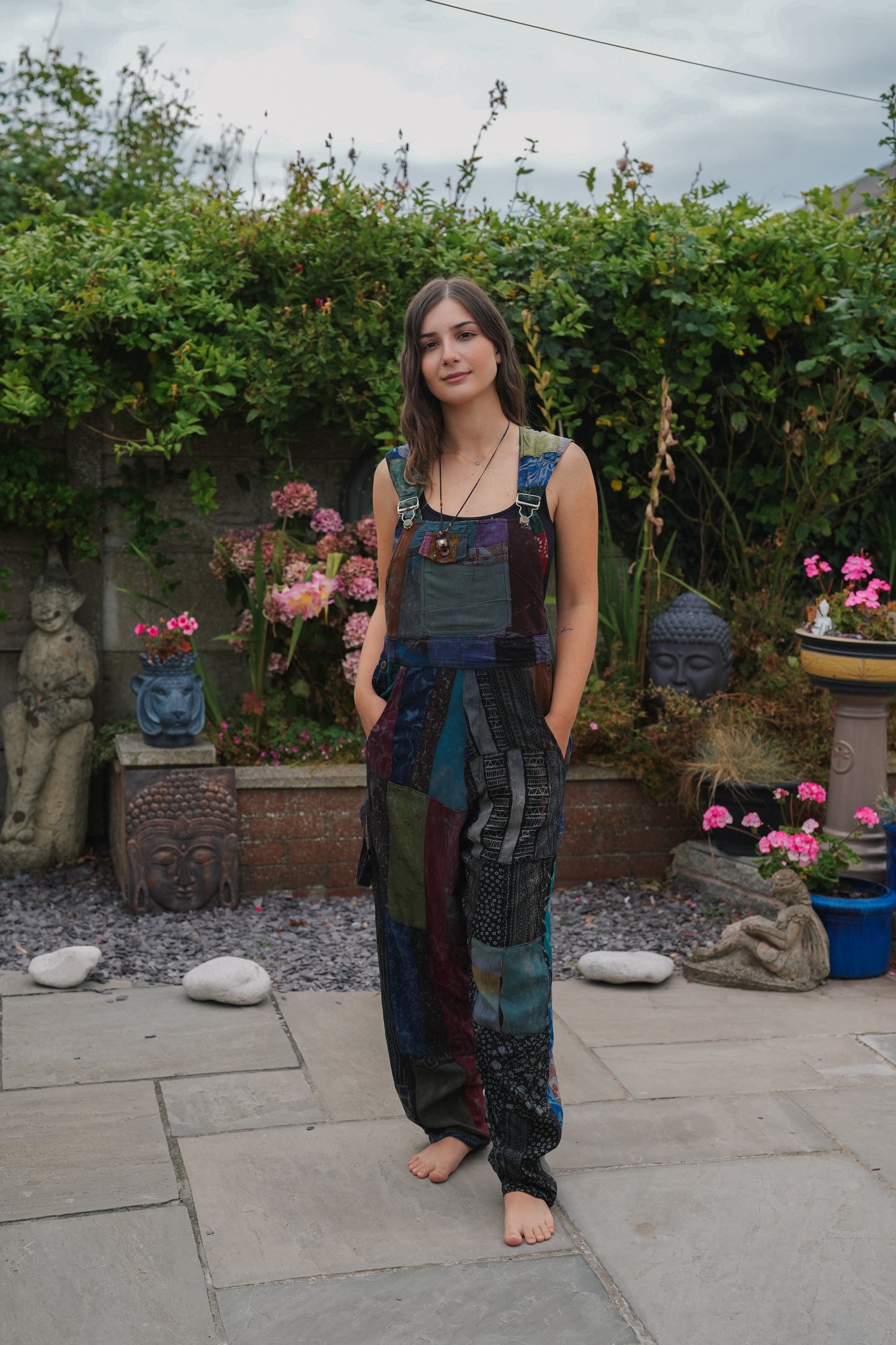 Vintage Patchwork Dungarees