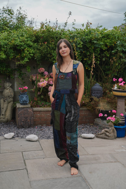 Vintage Patchwork Dungarees
