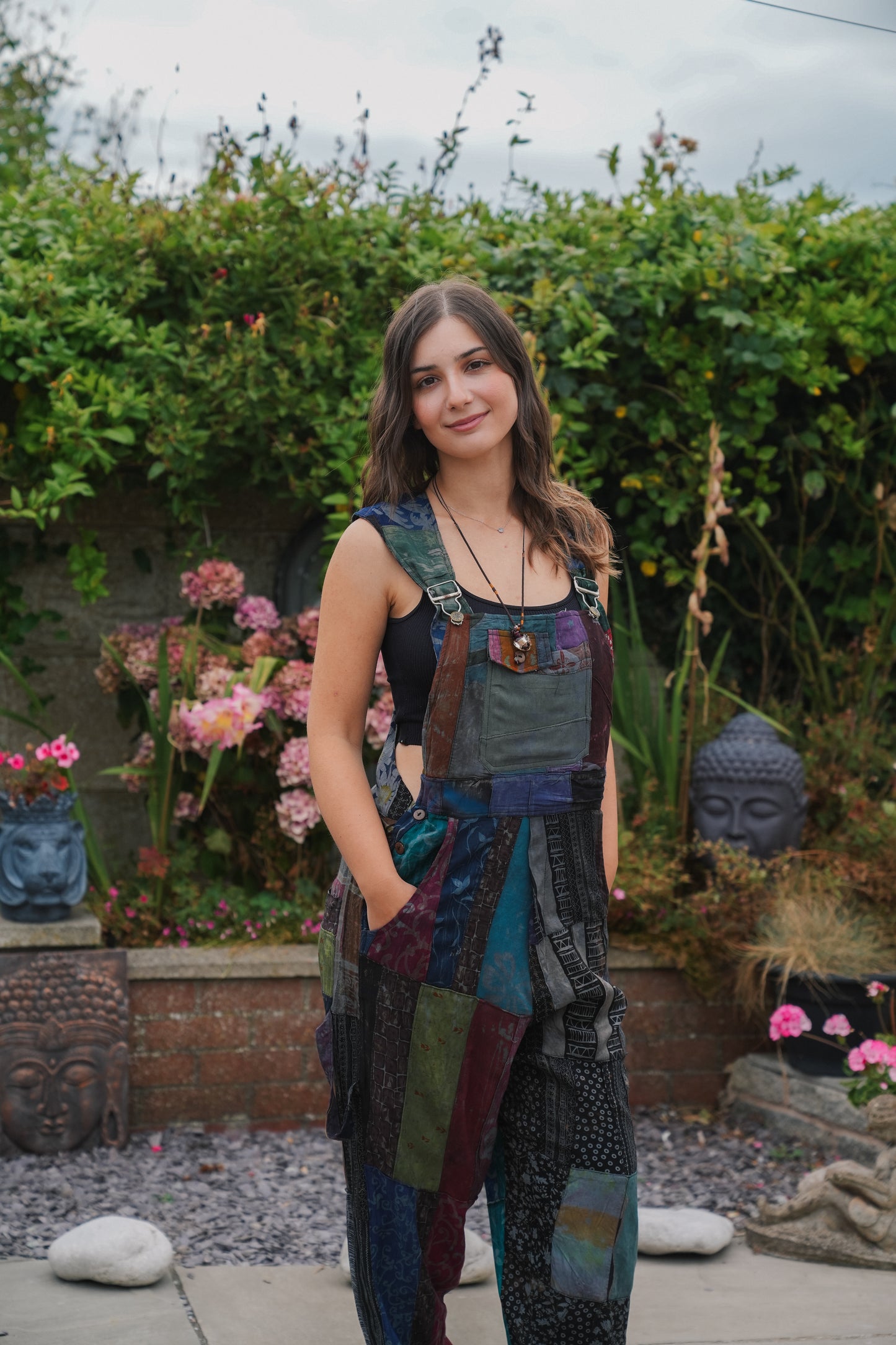 Vintage Patchwork Dungarees