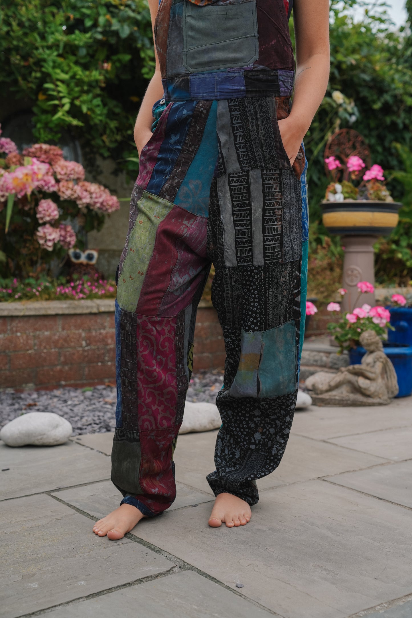 Vintage Patchwork Dungarees