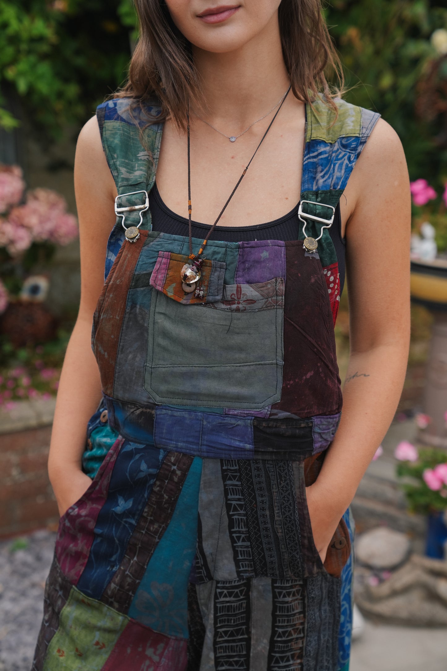 Vintage Patchwork Dungarees