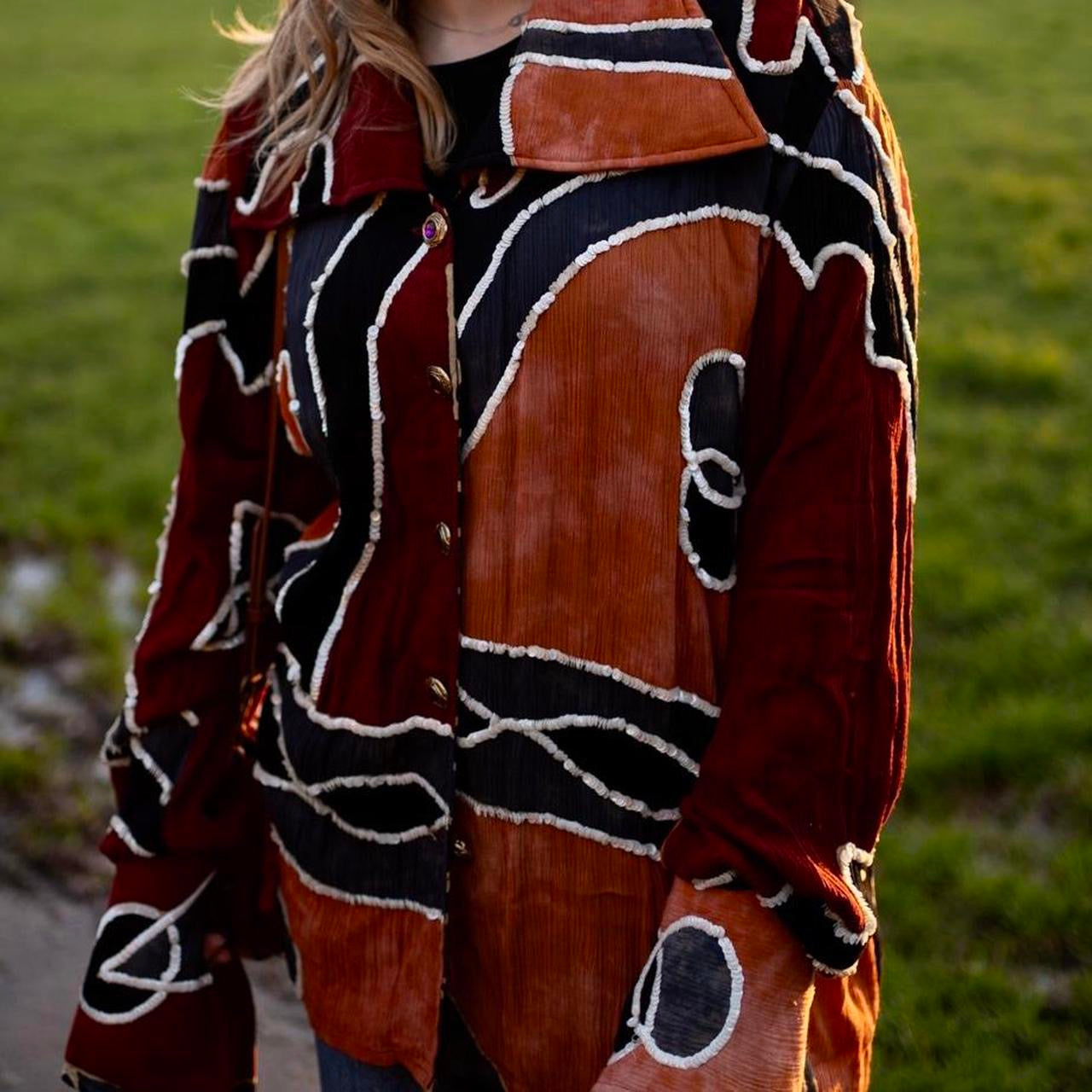 Vintage Batik Shacket